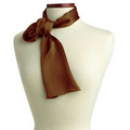 Brown Carlton Silk Scarf - 21"x21"